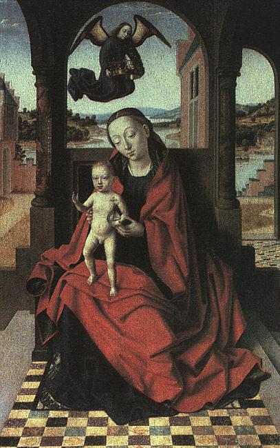 Petrus Christus The Virgin and the Child Norge oil painting art